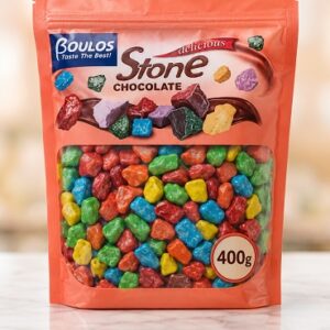 STONE.שוק אבנים צבעוני כשר בדץ פרווה 400 גרם 1/20