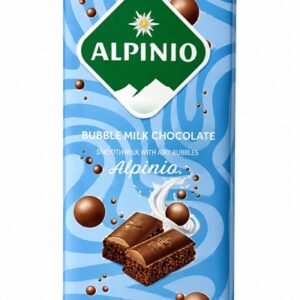 MILANO.טבלת שוקלד חלב אוורירי 75ג 20\1