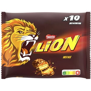 LION.מיני חטיף שוקלד קרמל קראנץ 198ג 16\1